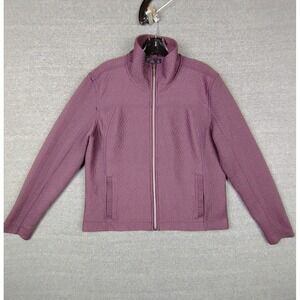 Prana Womens Jacekt XL Purple Full Zip Light Herringbone Gorpcore Hiking Camping